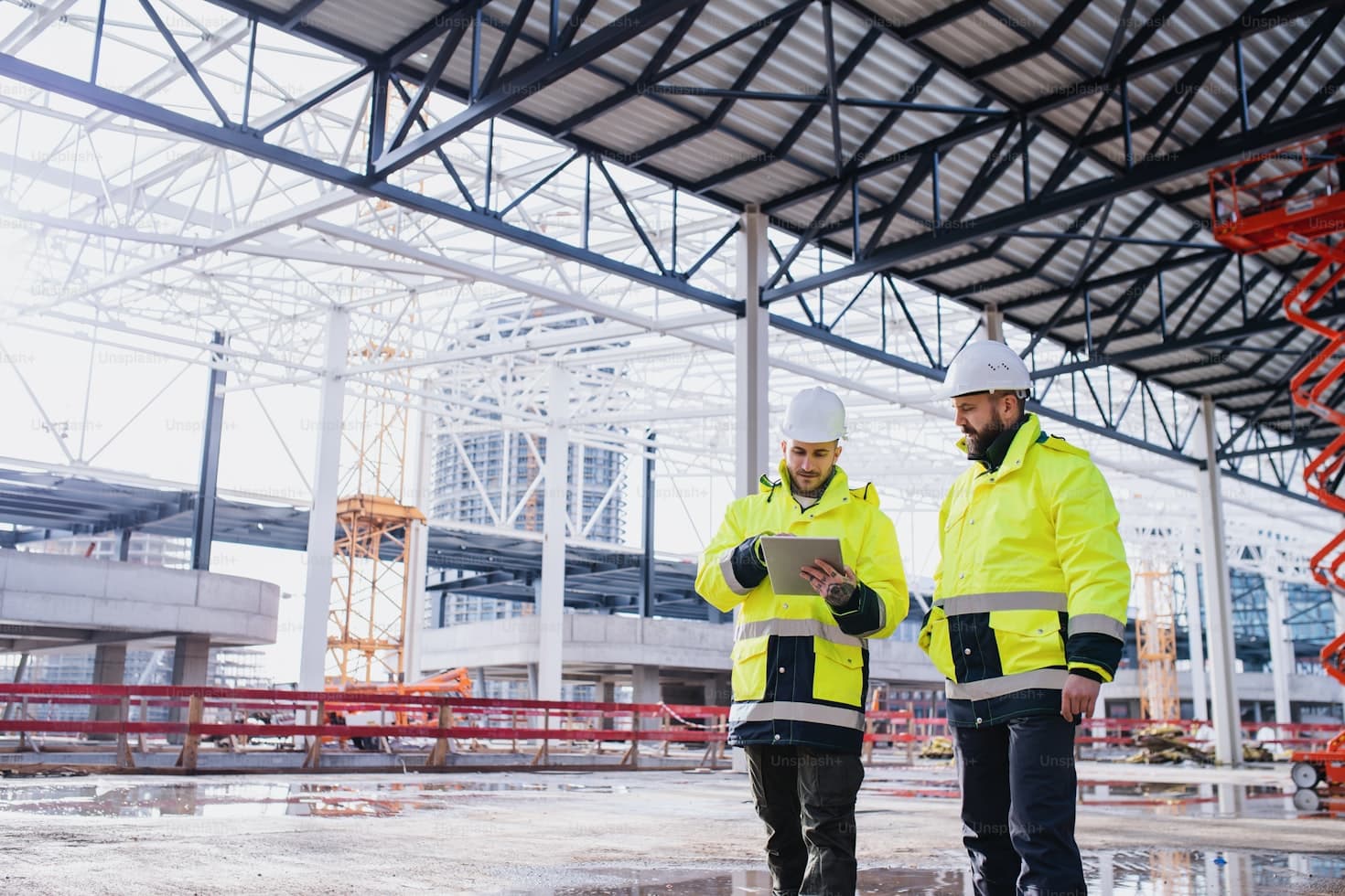 Steel frame construction